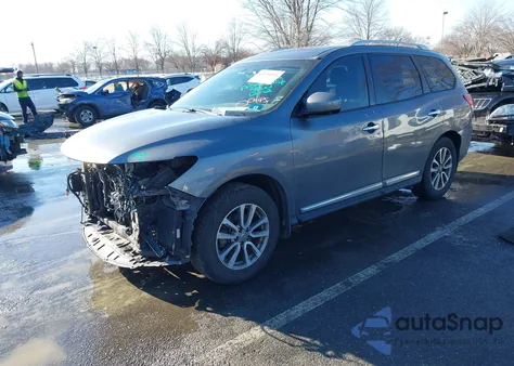 2016 Nissan Pathfinder Sl from USA, damaged, VIN 5N1AR2MM0GC608611